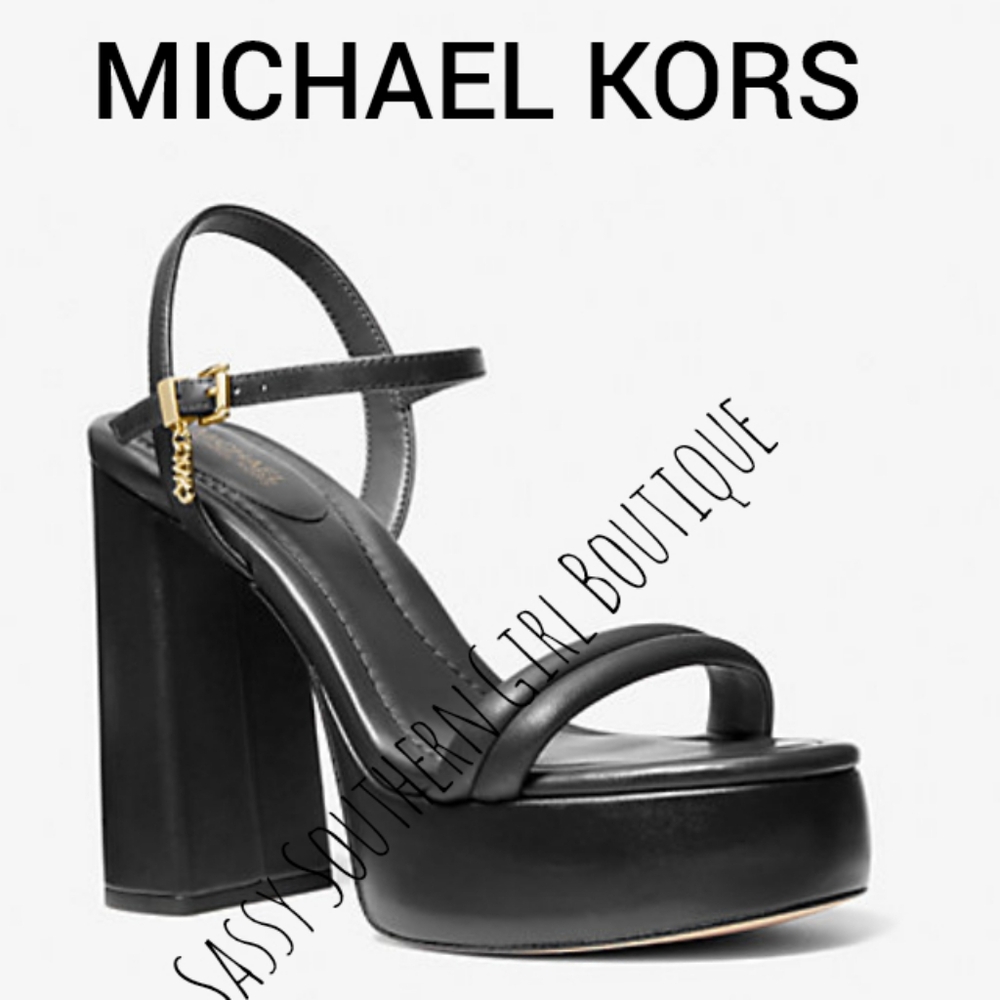 🆕⭐ Micheal Kors Black Platform Sandals